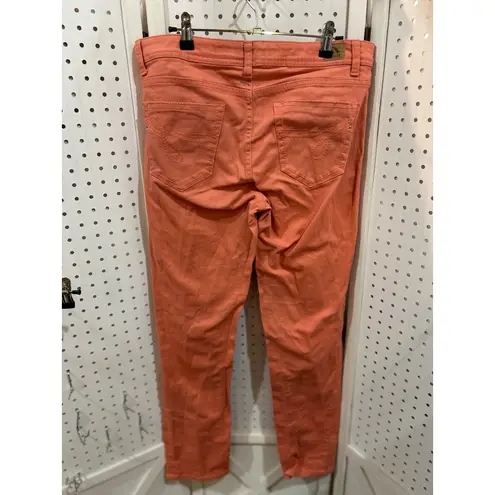 Jordache Skinny Jeans Coral Peach Women's Size 12