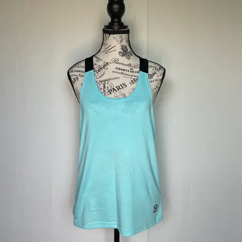 Better Bodies aqua loose fit tank top size S small