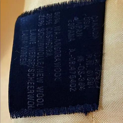 Vintage Escada Angora Cashmere Blend Jacket size 36 Yellow