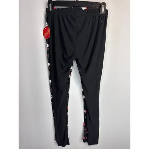 Just One Christmas Holiday Theme Plaid Leggings 2 Pcs Women's Medium NWT Black