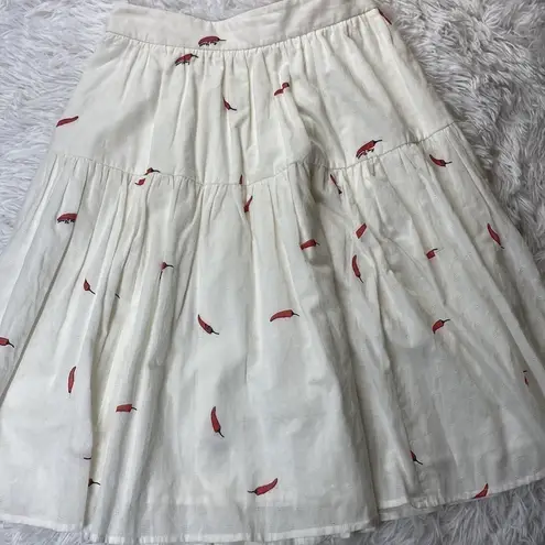 Eshakti WAYWARD FANCIES  
Chili Pepper Print Cotton skirt size XS-2