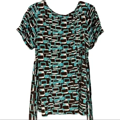 Danny & Nicole women’s top 16 P, short sleeve, tie back