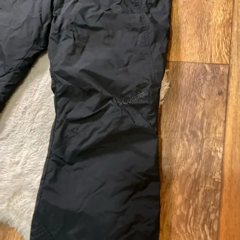 Columbia  Winter Snow Pants Women’s Large Black Ski Snowboarding