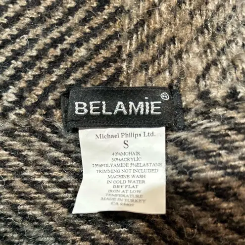 Belamie Cardigan / Jacket with Three Snap Closure Wide Collar Size Small