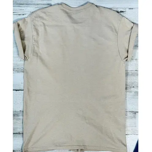 Gildan St. Patrick’s Day Coffee Cups Tan X-Large Womens T-Shirt