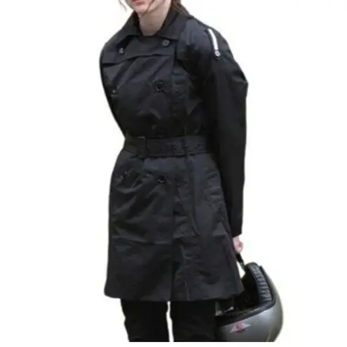 Armadillo Womens Scarlett Mac Waterproof Jacket Small Travel Moto Scooterwear Black