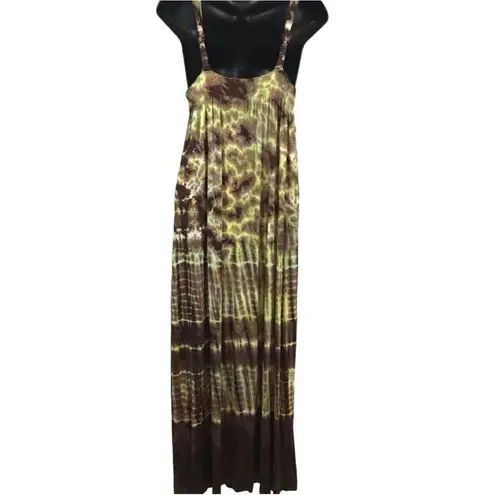 Buffalo David Bitton Tie Dye Maxi Halter Dress Size Small