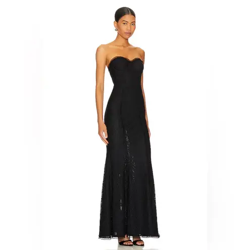 Majorelle NWT Mari Elena Gown in Black, size XS