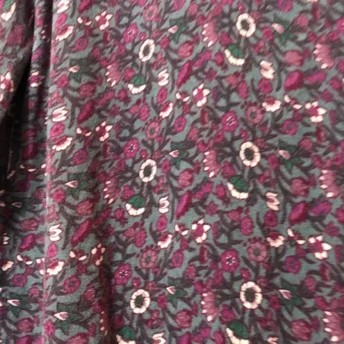 Marc by Marc Jacobs Purple Floral Cardigan Sweater Womens XS Preppy Cottage Core