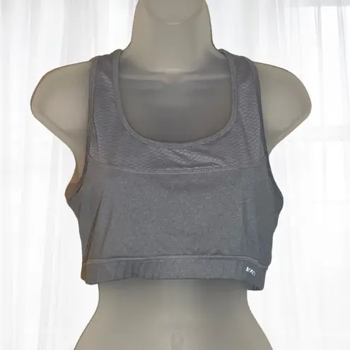 Head Gray Racerback Sports Bra Large