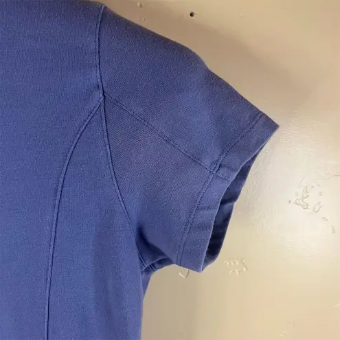 Title Nine Women's Short Sleeve Blue Polo Shirt Size Small Casual Outdoor Golf