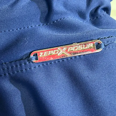 ZeroXposur Women’s Swim Board Shorts Blue Size 12 Drawstring Lined Activewear