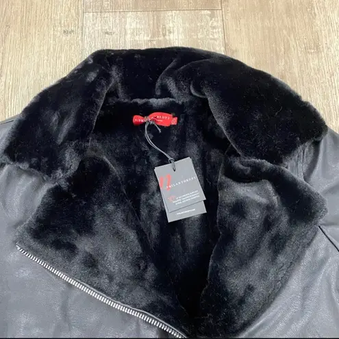 n:philanthropy Faux Leather Jacket Size Small