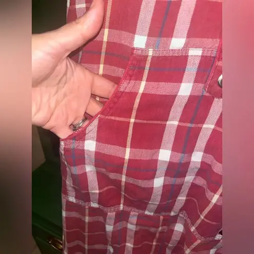 Vintage Esleep Nightgown Dorm Red Plaid Size undefined