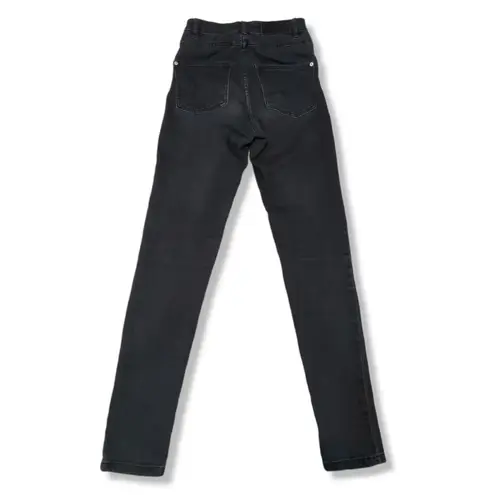  Jeans Size 2 Z1975 Zara Basic Denim Skinny Jeans Super High Rise Fit Black Women's Denim Pants