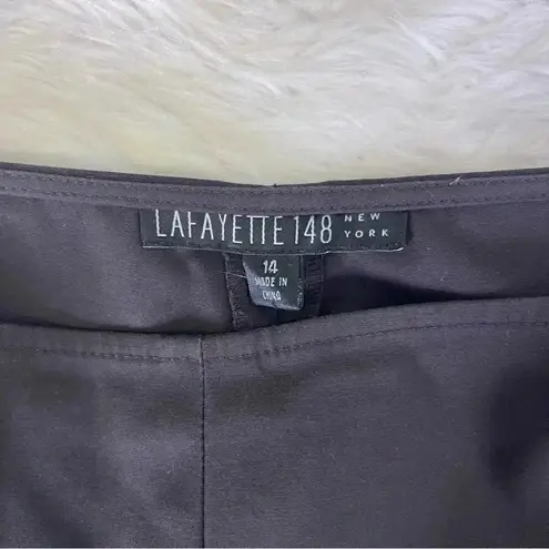 Lafayette 148 New York Brown Trouser Pants Size 14