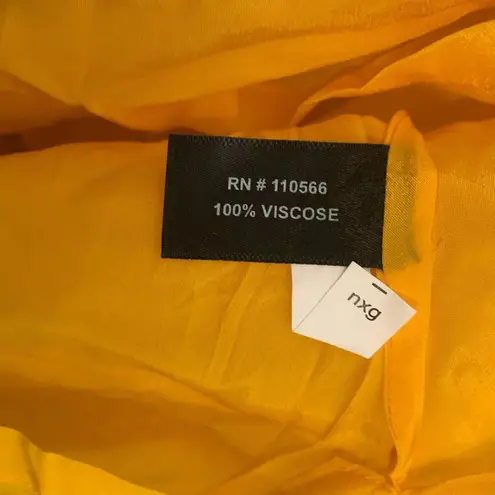 Boston Proper Size Small Yellow Beaded Embellished Kurti Tunic Top Summer Blouse