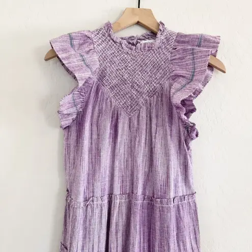 Saylor Amalia Ruffle Flutter Sleeve Dress Size XS