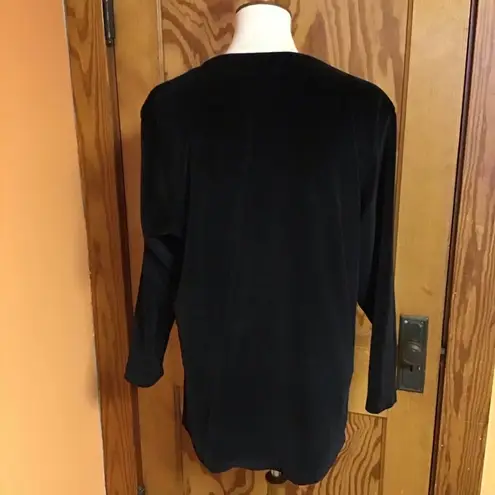 Liz Sport Vintage 90s black cardigan