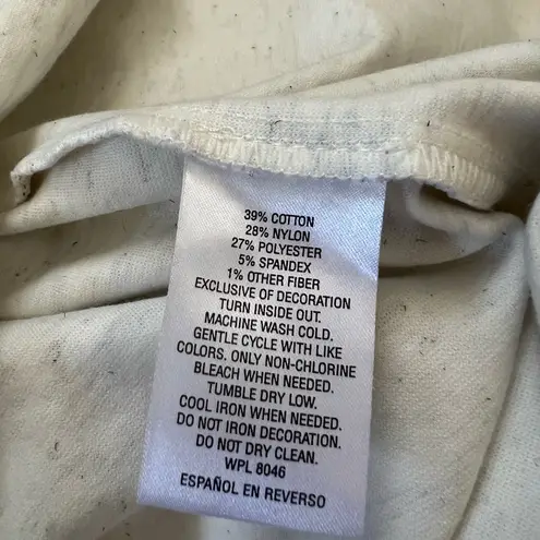 Maison Jules Short-Sleeves A-Line White Dress Size Medium