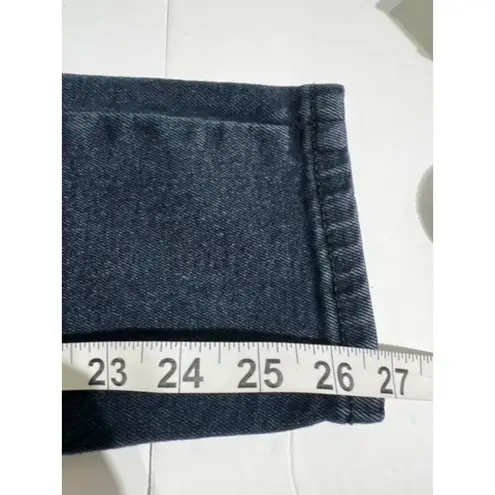 RE/DONE High Rise Skinny Jeans - Size 24 Jet Blue Black Minimalist Chic