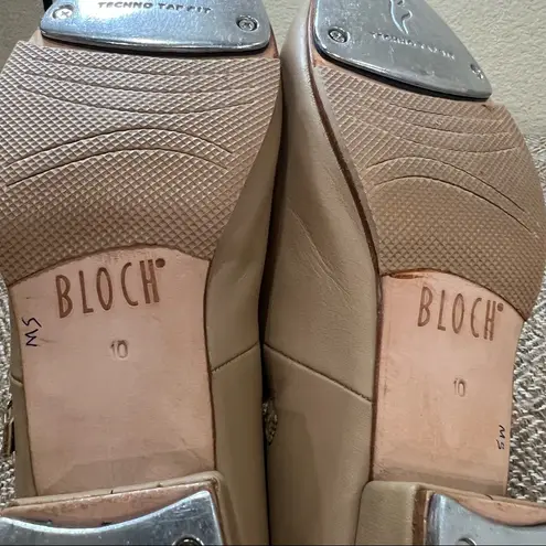 NWOT BLOCH Ladies Showtapper Tap Shoes in Tan Sz 10 Tap Dance