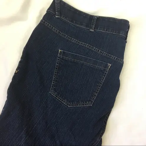 Lane Bryant  Blue Capri Jeans 26