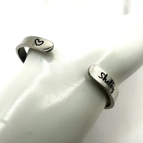 Shelby She believed she could so she did stainless steel cuff bracelet Silver