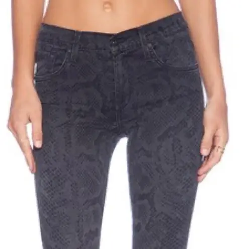 James Jeans Twiggy 5 Pocket Leggings Venom Slate Snakeskin Witchy 90s Size 31 - Image 9