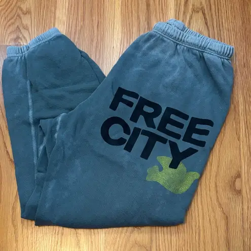 Free City Lets Go OG SuperVintage Texas Storm Sweatpants Green