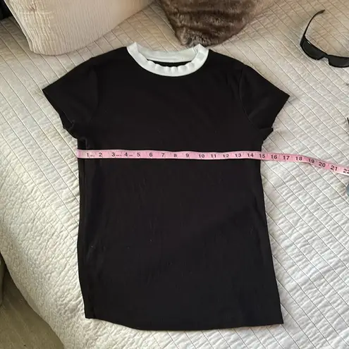 Anthropologie Black tee basic bundle of tops small med anthro target a new day​ - Image 4