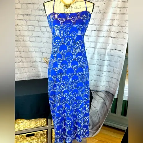 Vintage Blue Patra , Sequined Embellished Gown - Size 14