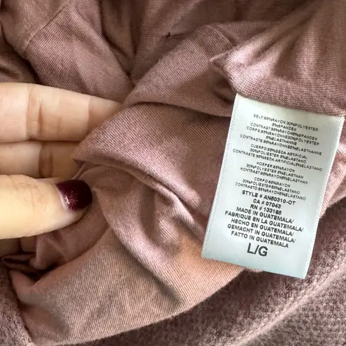 NWT Anthropologie Eri + Ali Winter Splendor Sweater Dress in Mauve Pink Size L