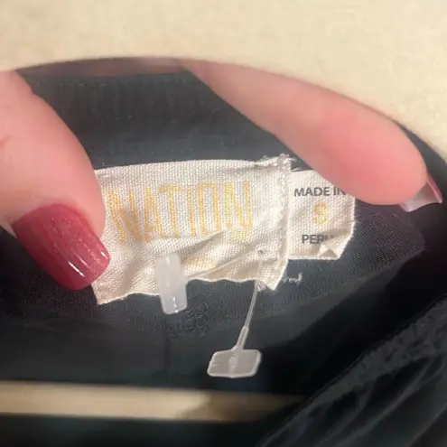 Nation Ltd ✨Nation Los Angeles Via Tie-Front Black Sz Small Tank✨