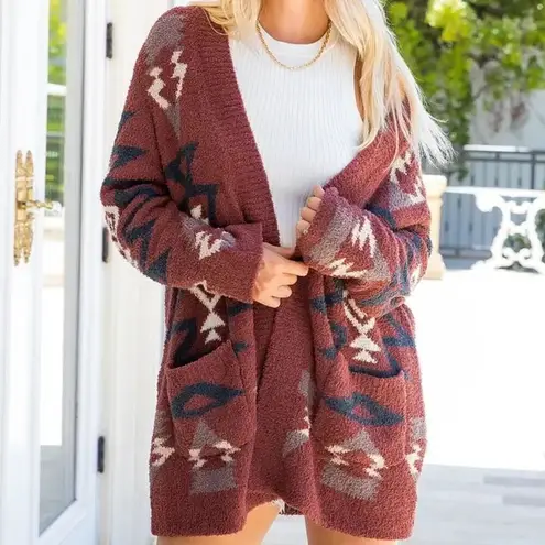 Love Riche ✨ Open Front Long Sleeve Bohemian Sz Medium Cardigan✨