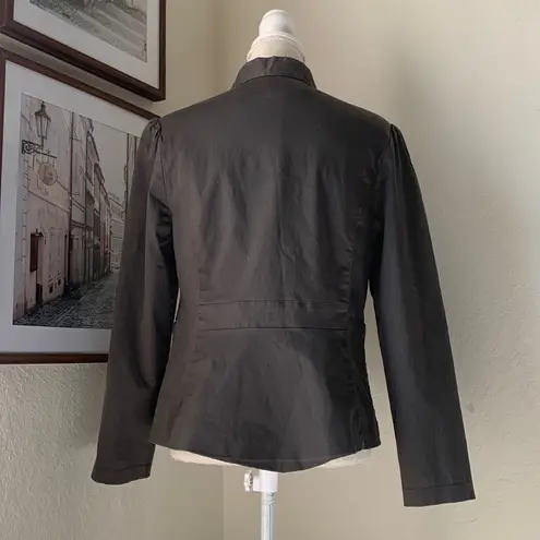 Attention Lightweight Dark Gray Button Down Jacket