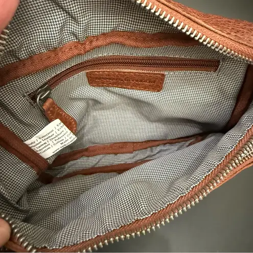 SPIKES & SPARROW Oregon Brandy Cognac Genuine Leather Waist Hip Bag Fanny Pack Brown