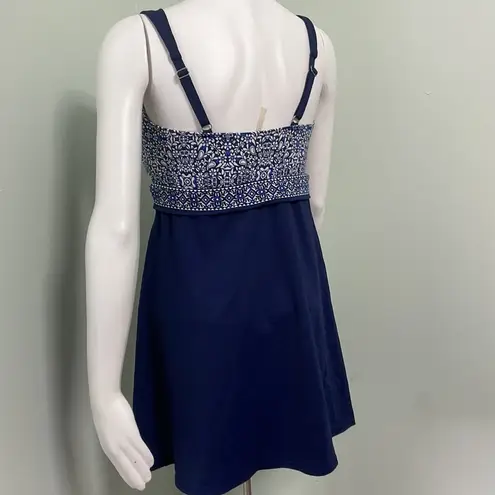 Lands' End  2 piece Swim Dress and bottoms size 8