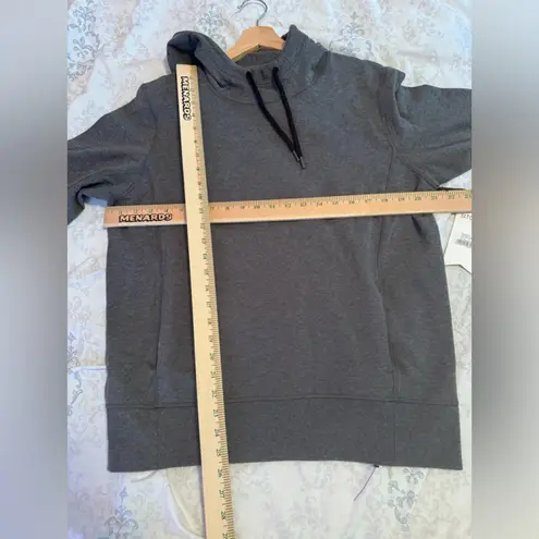 Stori backstory hoodie Heather slate grey color style W4004 hoodie size 12 Gray