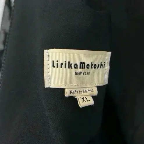 Lirika Matoshi Teuta Star Tulle Dress XL Black Celestial Mini Fairycore