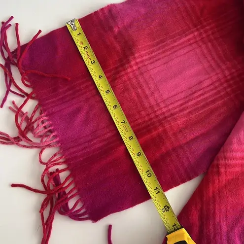 Nordstrom  100% Cashmere Scarf Red and Pink