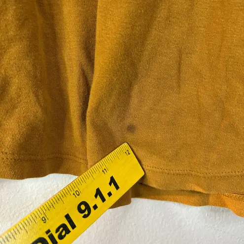 Fall Layering Earth Tones Casual Pop of Color Architect Mustard Long Sleeve Top Gold Size XL