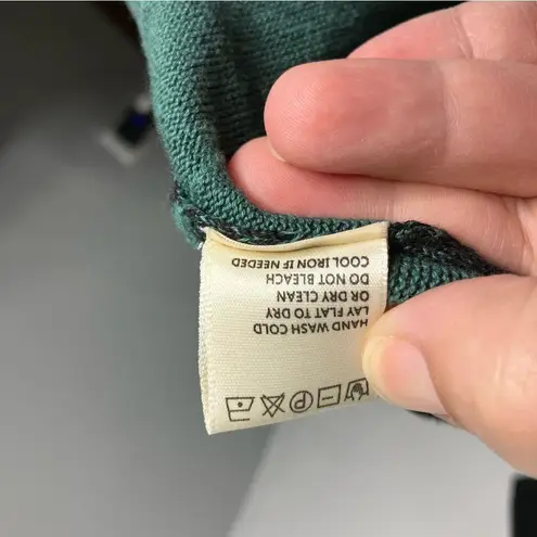 Aventura organic Cotton sweater dress gray green womens size small natural fiber