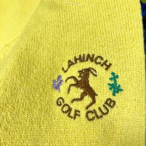 90s LYLE & SCOTT Yellow V