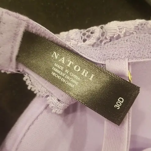 Natori 💕💕 Feathers Underwire Contour Bra ~ Violet Tulip 30D NWT