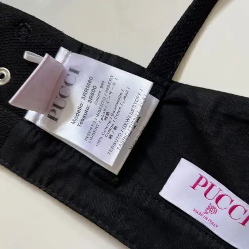 Emilio Pucci Bra Top in Nero