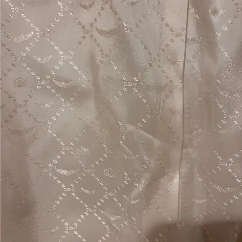 Zadig & Voltaire VOLLY White Crepe Blazer Wings Jacquard Lined FR 42 US 10 Large