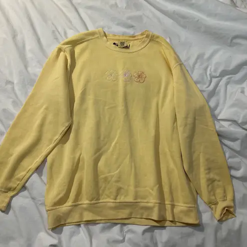 Comfort Colors Yellow Beach Sweatshirt