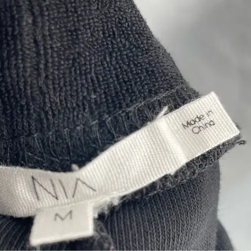 Nia Melrose Terry Skort in Black Size Medium NWT