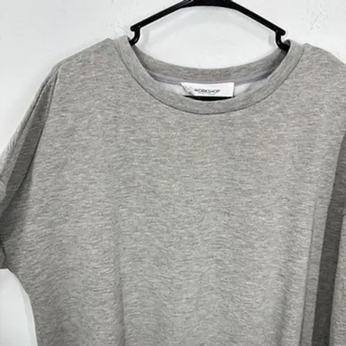 Workshop Republic Clothing Grey Crew Neck Long Sleeve Sweatshirt Size S Lounge